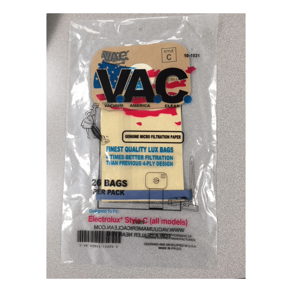 Electrolux Canister Micro Filtration Bags (26 Pack)