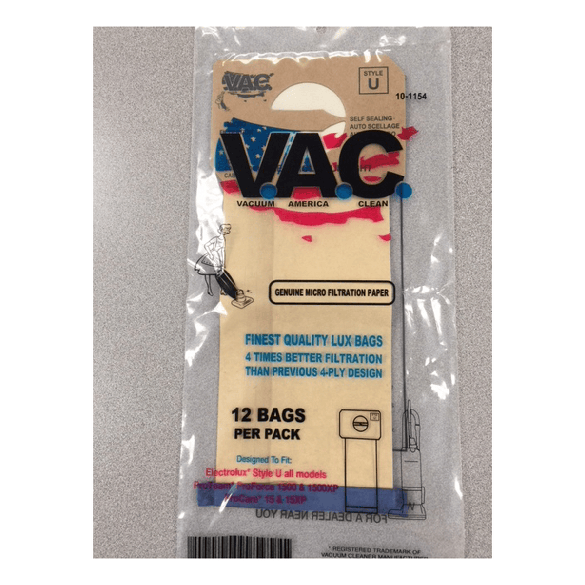 Per/lux Upr Poly Bag 12pk