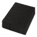 Americo Black Stripping Floor Pad - 1" x 14" x 28" (5 Carton )