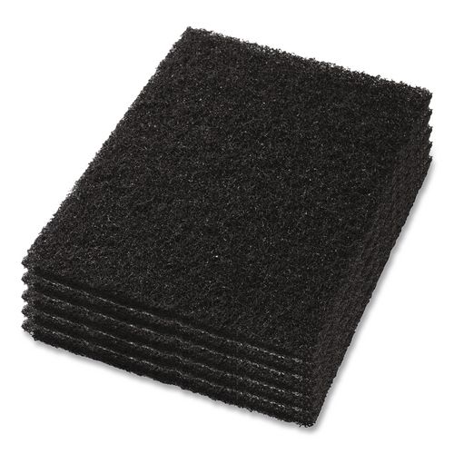 Americo Black Stripping Floor Pad - 1" x 14" x 28" (5 Carton )