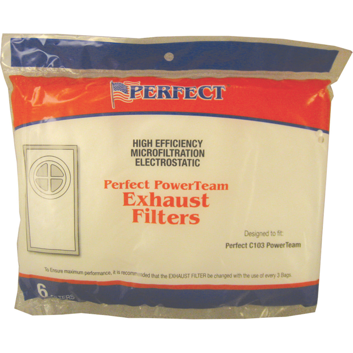 Per C103/104 6pk Filter Main image