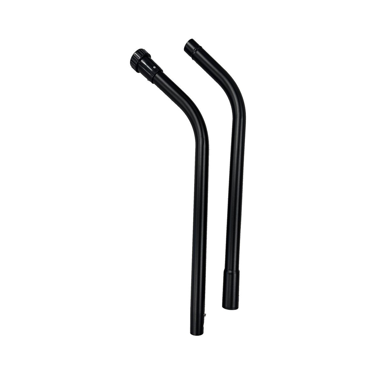 2 Piece Button Aluminum S Wand Locking with Coupling 60 Inch - Black