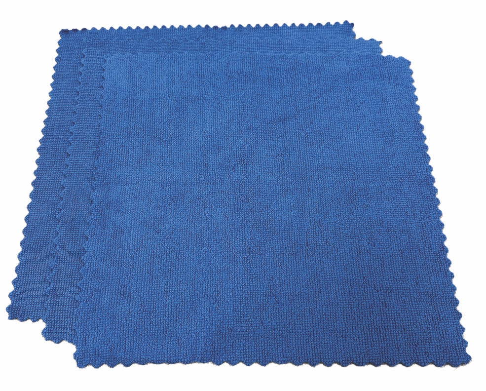 Microfiber - Black Microfiber Cloths 16x16