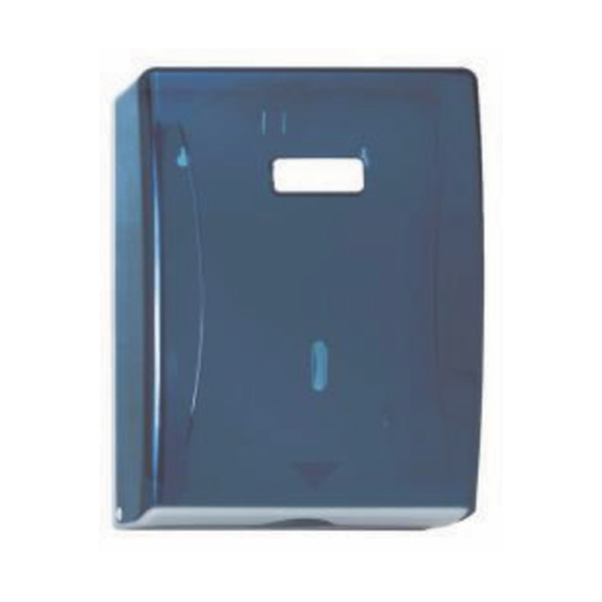 C-Fold/Multi-Fold Paper Towel Dispenser - Transparent Blue Main image