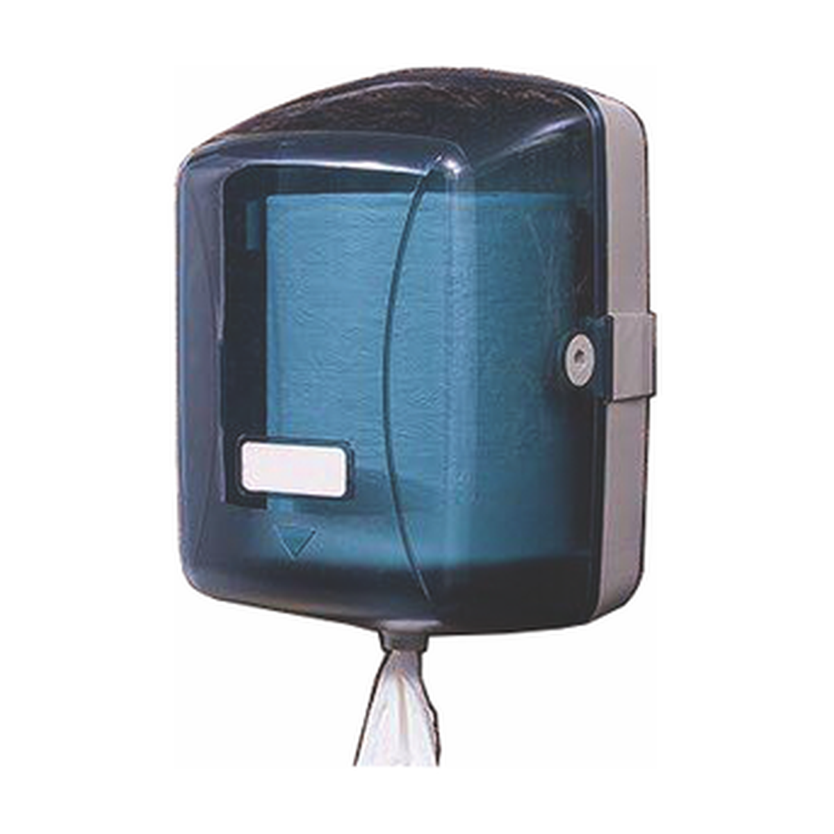 Center Pull Towel Dispenser - Transparent Blue