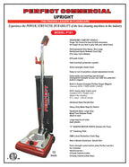 P101 12" Commercial Upright Vacuum
