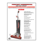 P102 16" Commercial Upright Vacuum