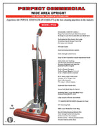 P102 16" Commercial Upright Vacuum