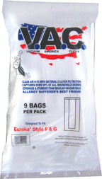 VAC 14 - EUREKA F & G H-10 HEPA Filtration Vacuum Bag - 9 Bags