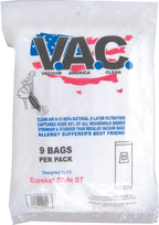 VAC 22 - EUREKA Style ST H-10 HEPA Filtration Vacuum Bag - 9 Bags