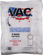 VAC 30 - PROTEAM N/S Pro 6 Qt H-10 HEPA Filtration Vacuum Bag - 9 Bags